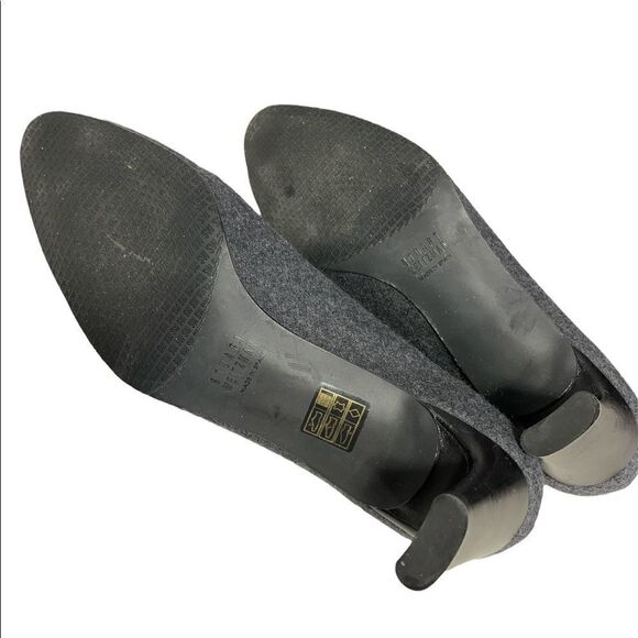 𝅺stuart Weitzman Felt Wool Heels - Picture 4 of 9